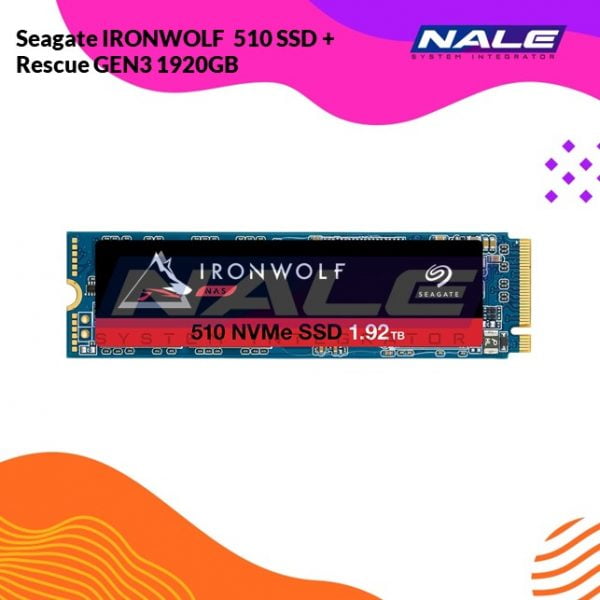 Seagate IRONWOLF 510 SSD + Rescue GEN3 1920GB