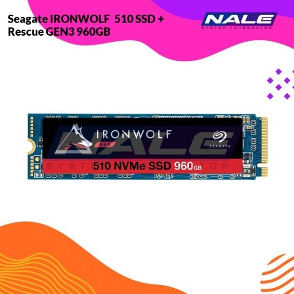 Seagate IRONWOLF 510 SSD + Rescue GEN3 960GB