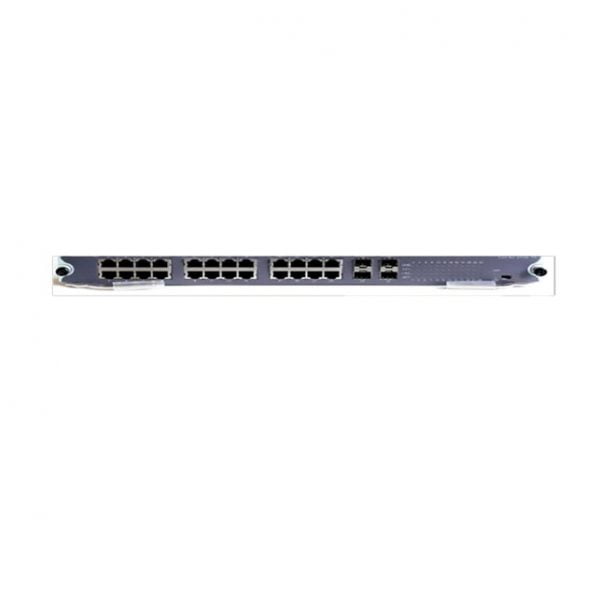 D-Link 24-port gigabit electrical (RJ45), 4-port multiplexed gigabit optical service board (SFP), enhanced board (DES-85-24GE-TXE)
